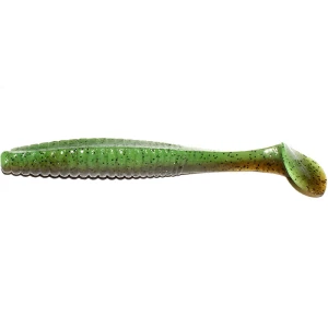 Shad Hide Up Stagger Original 6", 140 Green Pumpkin Dark Chart, 15.2cm, 5buc/pac