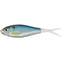 Shad Live Target Skip Shad Soft Jerkbait, Silver / Blue, 9cm, 4buc/pac