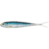 Shad Live Target Twitch Minnow Soft Jerkbait, Silver / Blue, 11.5cm, 4buc/pac