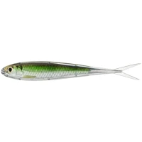 Shad Live Target Twitch Minnow Soft Jerkbait, Silver / Green, 11.5cm, 4buc/pac
