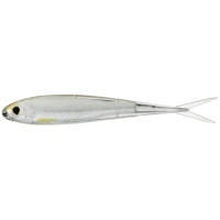Shad Live Target Twitch Minnow Soft Jerkbait, Silver / Pearl, 10cm, 4buc/pac