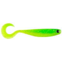 Shad Mustad Mezashi Curly Tail Minnow, Chart & Chart, 9cm, 6buc/pac