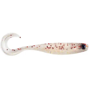 Shad Mustad Mezashi Curly Tail Minnow, Clear Magic, 9cm, 6buc/pac