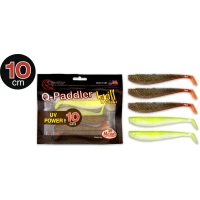 Shad Quantum 10cm Q-paddler Power Packs Uv Power Mix 3x Magic Motoroil  2x Citrus Shad 5buc/plic