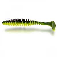Shad Quantum Magic Trout T-worm Paddler 5.5cm Culoare Neon Yellow Black