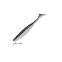 Shad Rapture Power Shad Dual Black Silver 10cm 8buc/plic