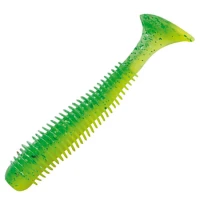 Shad Rapture Ribbed Slim Shady 7.5 Cm Yellow 12 Buc