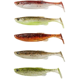 Shad Savage Gear Fat Minnow T-Tail, Clear Water Mix, 13cm, 20g, 5buc/pac