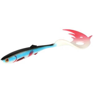 Naluca Sicario Pike Tail 8.5Cm/Bleeding Blue - 4Buc