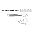 Naluca Sicario Pike Tail 8.5Cm/Tench - 4Buc