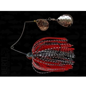 Spinnerbait Bertilure Cu Doua Palete SHALLOW KILLER COLORADO Model COLORADO Culoare ALB/NEGRU - ROSU 7 gr.