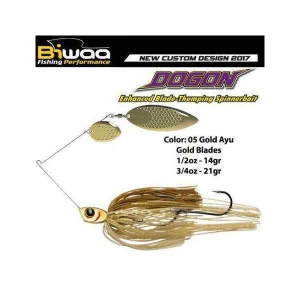 Spinnerbait Biwaa Dogon 21g Gold Ayu-Gold Blades