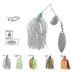 Spinnerbait Colmic Herakles Flatter Tandem 7g Silver