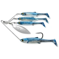 Spinnerbait Live Target Baitball Spinner Rig, Small, 854 Purple Blue / Silver, 11g