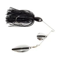 Spinnerbait Wizard Skirt Negru Palete Arginti 14g COL.3