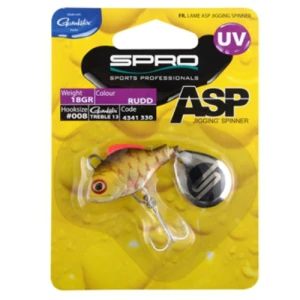 LINGURITA SPRO ASP SPINNER UV 21GR FIRE RUDD