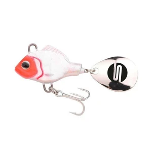 Lingurita Spro ASP Spinner UV, White Bleeder, 21g