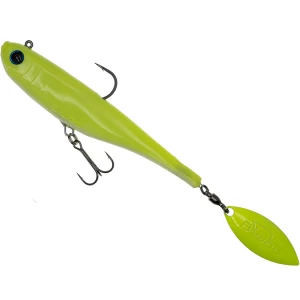 Spinnertail BiWAA Divinator Junior, 103 UV Green, 14cm, 22g, 1buc/pac