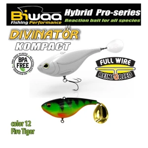 Spinnertail Biwaa Divinator Kompact 90 Fire Tiger 9cm 55g 1buc