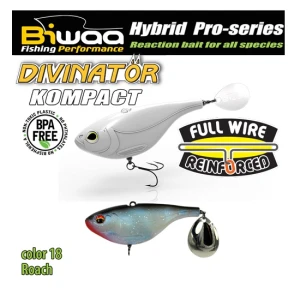 Spinnertail Biwaa Divinator Kompact 90 Roach 9cm 55g 1buc