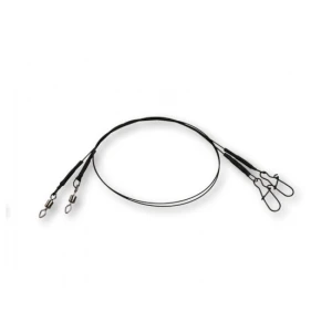 Struna DAM Effzett M 30cm No.6 16Kg Coated Core7 Spin Leader 2 buc