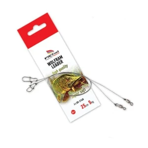 Struna FALCON Wolfram Leader, 25cm, 15kg, 2 Buc/Plic