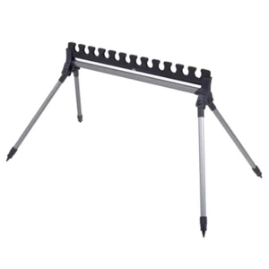 Suport Lansete Rive 12 Posturi, 36mm, 4 Picioare Telescopice 50-90cm