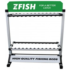 Suport Lansete Zfish Rod Stand 24 Posturi, 82x72x31cm