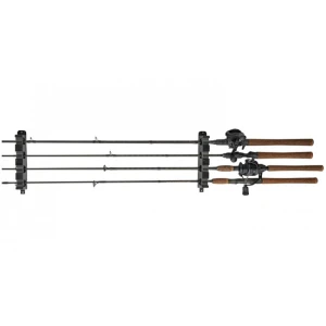Suport de Perete pentru Lansete Berkley Horizontal BRMH4 Rod Rack 4 Posturi