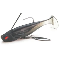 Swimbait Raid Head Swimmer Libero, 001 Sikkoku, 104g, 2buc/pac