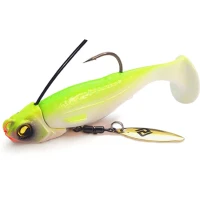 Swimbait RAID Head Swimmer Libero, 009 White Chartreuse, 10g, 2buc/pac