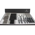 Set 24 Tacamuri 6 Persoane Victorinox, Swiss Classic Table Set, Lama 11cm, Negru