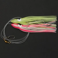 Taparina Dam Searig 9 Octopus Il Glow Hookai Nr.5/0, 120cm/6.5cm, 0.60mm, 2buc/pac