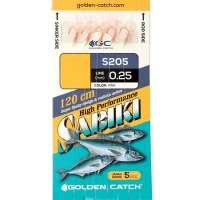 Taparina Golden Catch Pink Nr.8, 5 Carlige, 1buc/plic