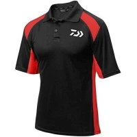Tricou Daiwa Polo Tournament Negru Rosu Marime Xl