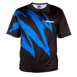 TRICOU OKUMA MOTIF NEGRU/ALBASTRU XXXL