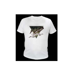 TRICOU OKUMA T-SHIRT PIKE WHITE MARIME XXL