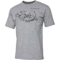 Tricou Savage Cannibal Ink Grey Melange Marime L