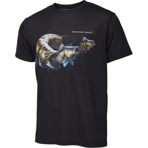 TRICOU SAVAGE GEAR CANNIBAL BLACK MAR. L