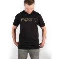 Tricou Fox Black Camo Chest Print T-Shirt, Marime XL