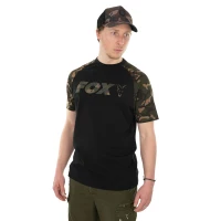 Tricou Fox Cu Maneca Scurta Raglan T-shirt Black Camo Marime Xl
