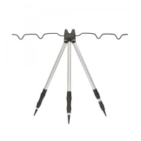 Tripod Fl Telescopic Reglabil Cu 6 Posturi Rabatabil Negru