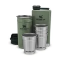 Set Stanley Butelca +4 pahare The Pre-Party Shotglass + Flask Hammertone Green 