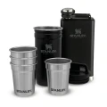 Set Stanley Butelca +4 pahare The Pre-Party Shotglass + Flask Matte Black Pebble 