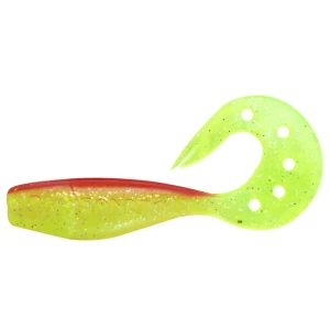 Grub Delalande Sandra Chartreuse Red Back, 9cm, 4buc/plic
