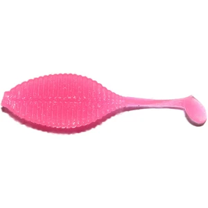 Grub Hide Up Stagger Wide 1.5" Salt, S-08 Glow Pink, 3.8cm, 8buc/pac