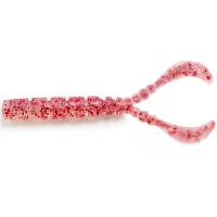 Grub Mustad Aji Micro Chiki Clear Red Glitter, 4.3cm, 12+1buc/pac