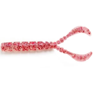 Grub Mustad Aji Micro Chiki Clear Red Glitter, 4.3cm, 12+1buc/pac