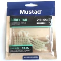Grub Mustad Finesse Micro UV Clear Red Glitter, 6.4cm, 12buc/pac