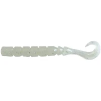 Grub Mustad Finesse Micro White Luminous,  6.4cm, 12buc/pac